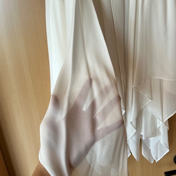 Chris Kole Handmade Silk Chiffon Bridal/Cocktail Dress (Tags on) - Picture 3 of 7